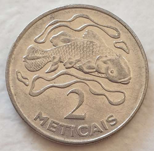 2006 - 2 METICAIS - MOCAMBIQUE - MOZAMBIQUE - COELACANTH FISH - (Nickel Plated Steel)